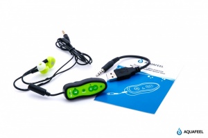 Водонепроницаемый MP3  плеер AquaFeel Splashgear, 8Gb (Зеленый )