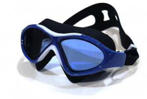 Очки - полумаска для плавания взрослые Light-Swim LSG-718 (Navy/Blue)